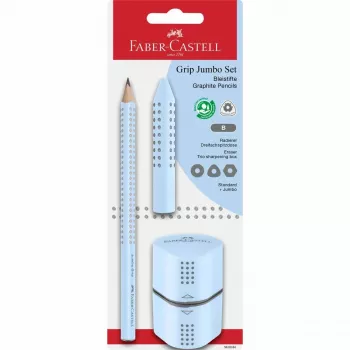 Grafiitpliiats Faber-Castell 580084 B Kolmnurkne Sinine