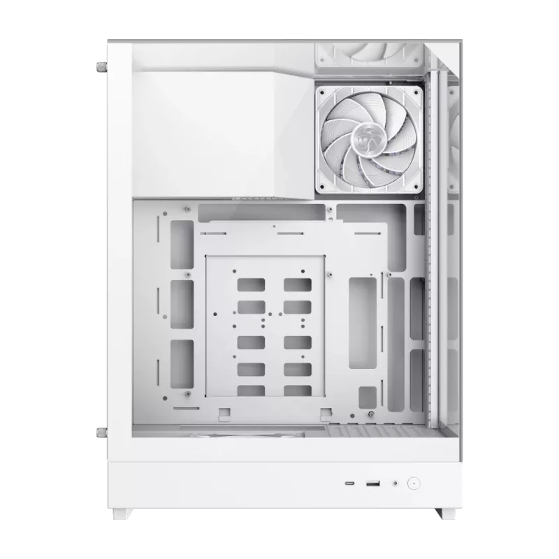 Gamemax korpus | T20 WH | Valge | M-ATX | Toiteplokk puudub