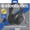Headset STEELSERIES Arctis Nova 3P Wireless Bluetooth ümberkõrvaklappidega peapaelaga, 20–22000 Hz, 260 g, must