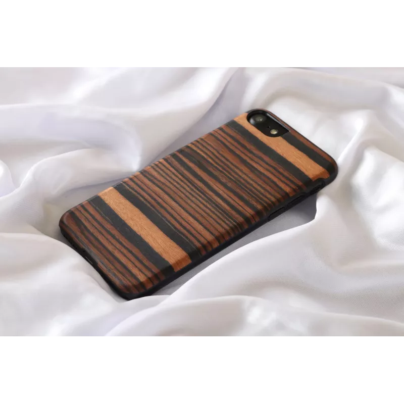 Cover Man&Wood Ebony/BL iPhone 7