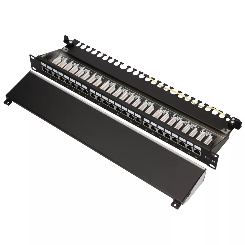 Patch-paneel - Extralink CAT6A STP, 24 porti