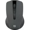 Juhtmeta optiline hiir DEFENDER MM-935 RF, mõlemakäeline, 1600 DPI, hall, USB-vastuvõtja, AAA patareid