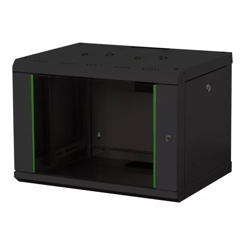 Seinale kinnitatav kapp Digitus DN-19 07-U-SW