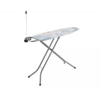 Täissuuruses triikimislaud VILEDA Bravo Plus 143032 — reguleeritav kõrgus 80–97 cm, laud 380×1200 mm, terasvõrgust pealispind
