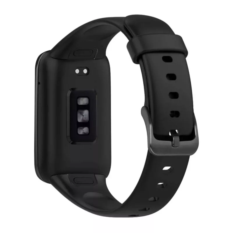 Silikoonrihm FIXED, Xiaomi Mi Smart Band 7 Pro — must, reguleeritav, veekindel