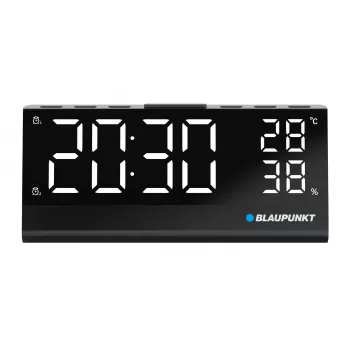 Kelloraadio CR10ALU FM PLL sisseehitatud temperatuuri- ja niiskusanduriga