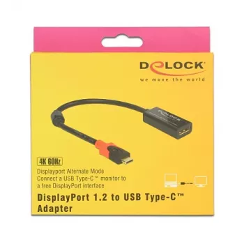 Video kaabliadapter DeLOCK 63928 USB USB-C to DisplayPort 20 pin