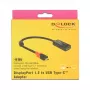 Video kaabliadapter DeLOCK 63928 USB USB-C to DisplayPort 20 pin
