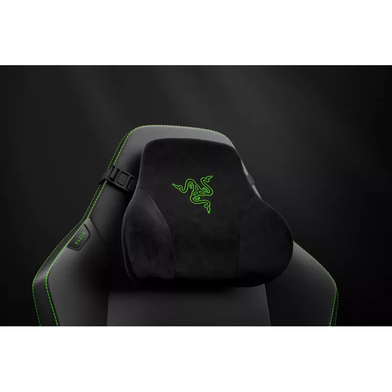 Razer Ergonomic mänguritool with Breathable Comfort | Iskur V2 NewGen | Must/Green