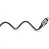 Ethernet-kaabel USB-C 3.2 Gen2 Plug > RJ-45 Plug, LAN-Adapter Must/Hõbedane, 1,5 Meter, braided textile jacket
