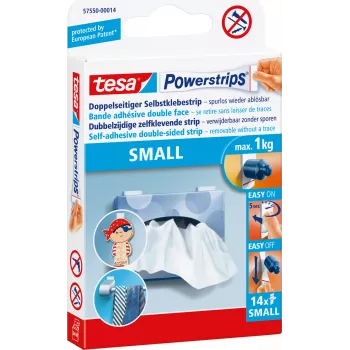 Powerstrips TESA 57550-00014-00 valge 14 tk