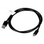 USB A – USB C kaabel LANBERG CA-USBO-20CU-0018-BK — USB 2.0, 1,8 m, must