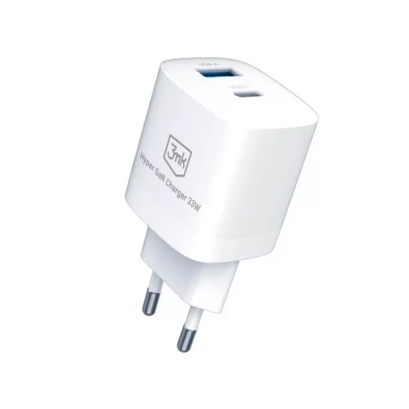 Laadija 33W GaN PD 1xUSB-A+1xUSB-A