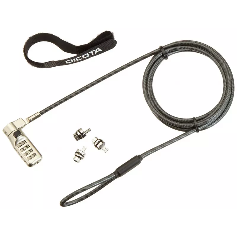 DICOTA D31713 kaablilukk must 2 m