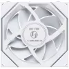 Lian Li UNI FAN TL Wireless LCD 120 Valge — 120 mm PWM-ventilaator juhtmevaba LCD-kontrolleriga