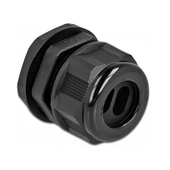 Kaablitihend DeLOCK 60393 Must Plastikust 2 tk