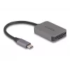 DeLOCK USB USB-C kaardilugeja Alumiinium SD Micro SD 5000 Mbit/s