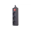 Gembird EG-PSU3F-01 piksekaitse must 3 AC-pistikupesa 230 V 0,6 m