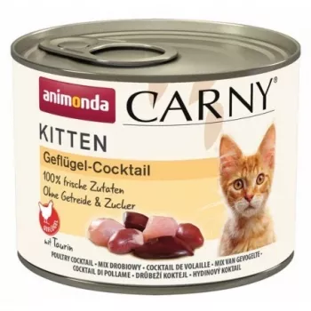 Märg kassitoit animonda Carny Poultry Cocktail Kitten (kana, part, kalkun) 200 g purk