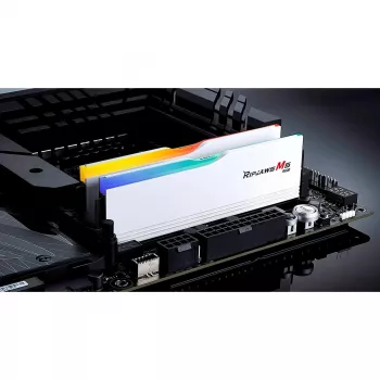 DIMM 48 GB DDR5-5200 (2x 24 GB) kahekomplekt, mälu valge, F5-5200J4040A24GX2-RM5RW, Ripjaws M5, INTEL XMP