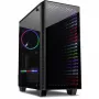 Korpus INTER-TECH X-608 INFINITY MICRO, microATX, RGB, esi- ja külgklaas, ilma toiteplokita