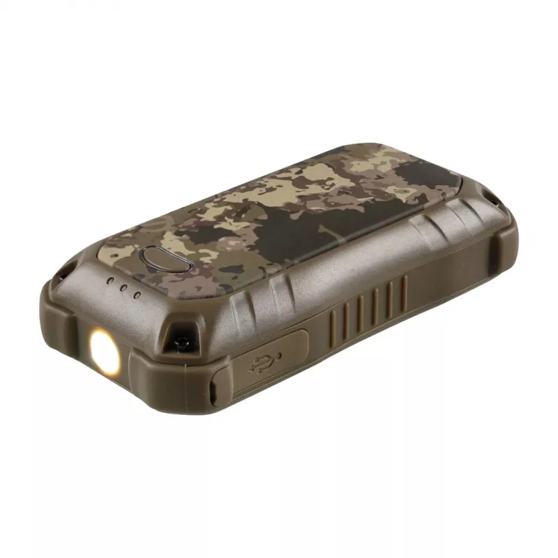 Elektrikeris Ocoopa UT3201 Camouflage — kaasaskantav keraamiline ruumisoojendus integreeritud 10 000 mAh akupangaga ja kuni 18tunnise tööajaga