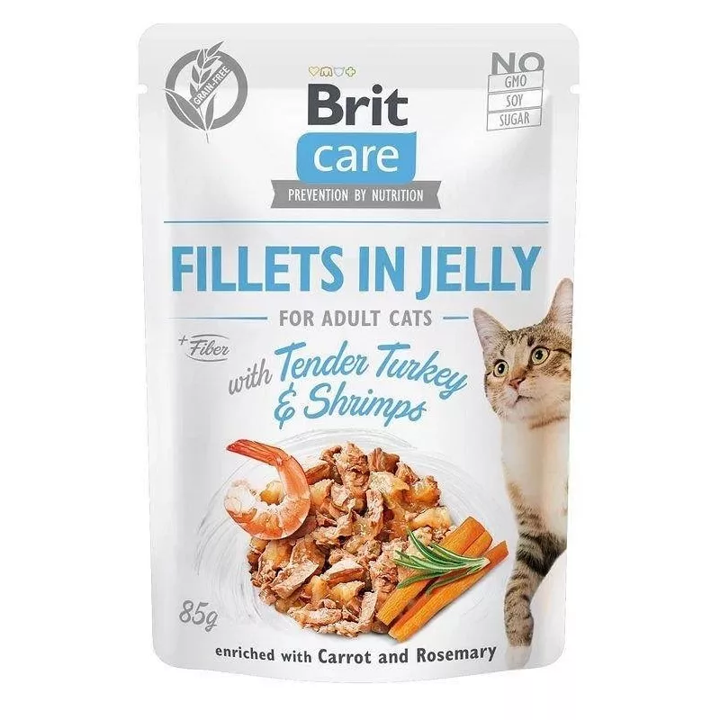 Märg kassitoit kotikestes Brit Care FJ Flavour Box tarretises 12 x 85 g