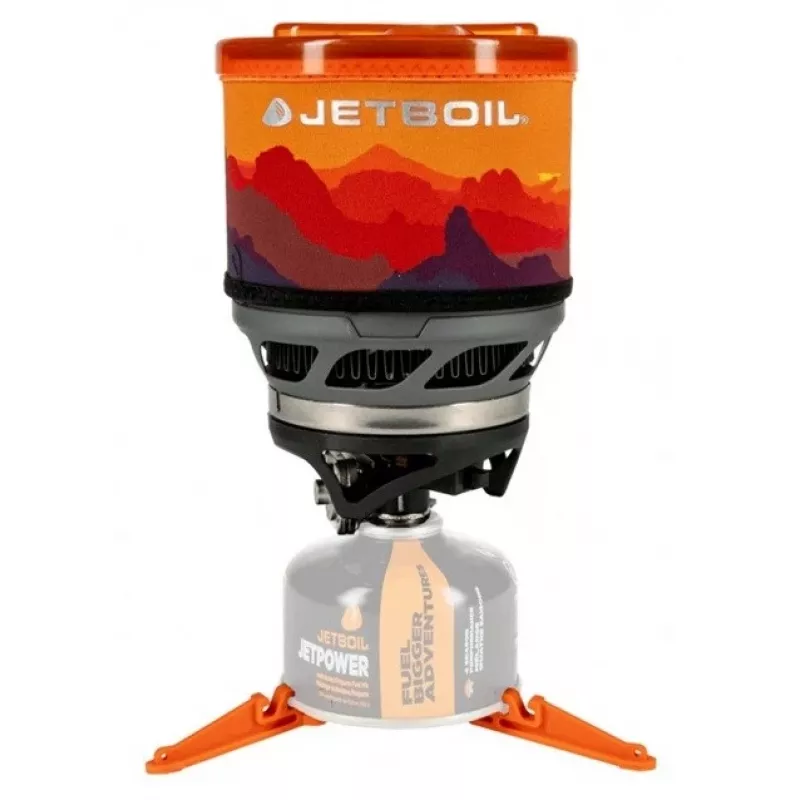 Kaasaskantav grillpliit Jetboil MiniMo – kompaktne kerge matkapliit integreeritud fluxring-põleti ja hautamisregulaatoriga