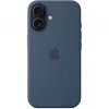 Silikoonümbris Apple iPhone 16 MagSafe Denim Cover sinine 6,1 tolli