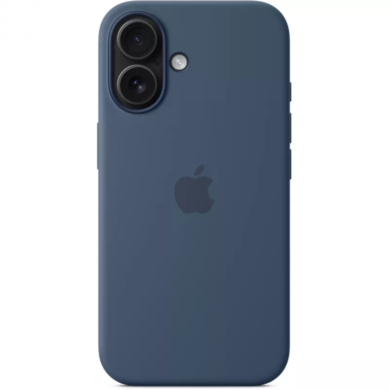 Silikoonümbris Apple iPhone 16 MagSafe Denim Cover sinine 6,1 tolli