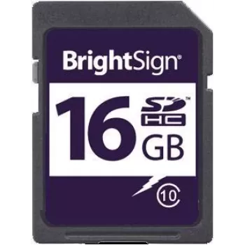 BrightSign 16GB SDHC Class 10 mälukaart MLC Class 10 (SDHC-16C10-1)