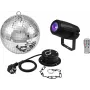 Peegelkuuli komplekt EUROLITE 20 cm mootori ja PST-5 QCL Spot LED-iga