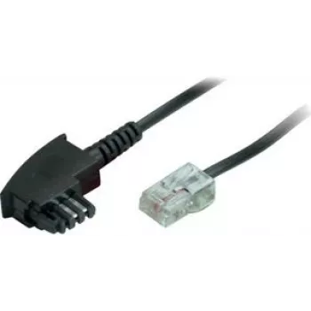 Telefonikaabel ShiverPeaks BS70002-6 6m Must