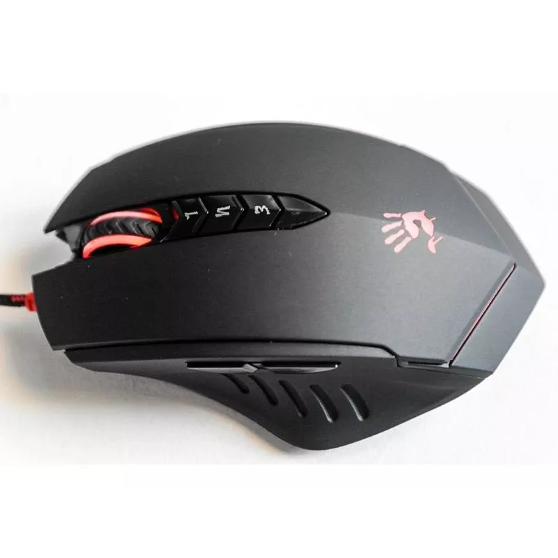 Mängurihiir A4Tech Bloody V8m — 3200 DPI, 8 nuppu, V-Track optiline, USB Type-A, must