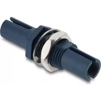DELOCK kiudoptiline adapter HFBR 4515Z simpleksplastist ühendusmuhv sinine (Bu > Bu)