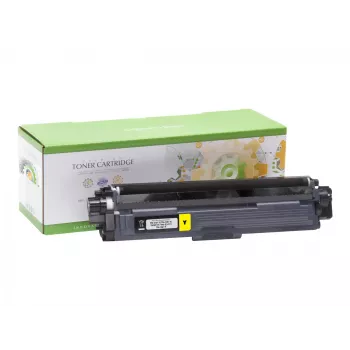 Tonerikassett Static Control Brother TN-221Y / TN-241Y jaoks, kollane, ühilduv asendus