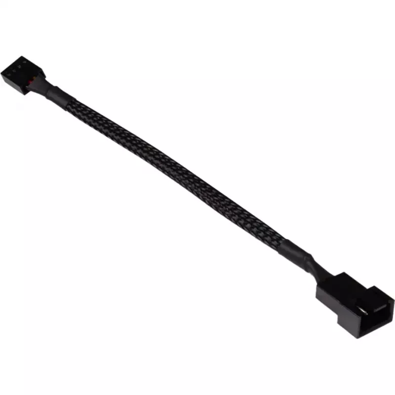 Kaablipikendus Alphacool 18673 Plast Must 150mm