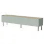 TV-kapp cama meble FELLINI 200x40x52 cm, oliivraam tammepuuvärvi pealispinnaga