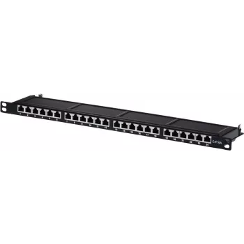 Patch-paneel Helos 134334 0.5U Gigabit Ethernet Hall