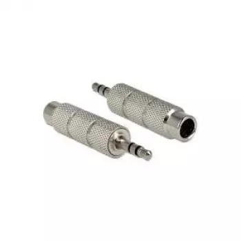 Kaabliühenduse adapter DeLOCK 65548 3,5 mm 6,35 mm peale hõbedane