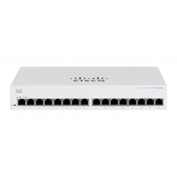 Lüliti, Cisco CBS110 haldamata L2 Gigabit Ethernet 16x RJ-45 (10/100/1000), 1U, 32 Gbps