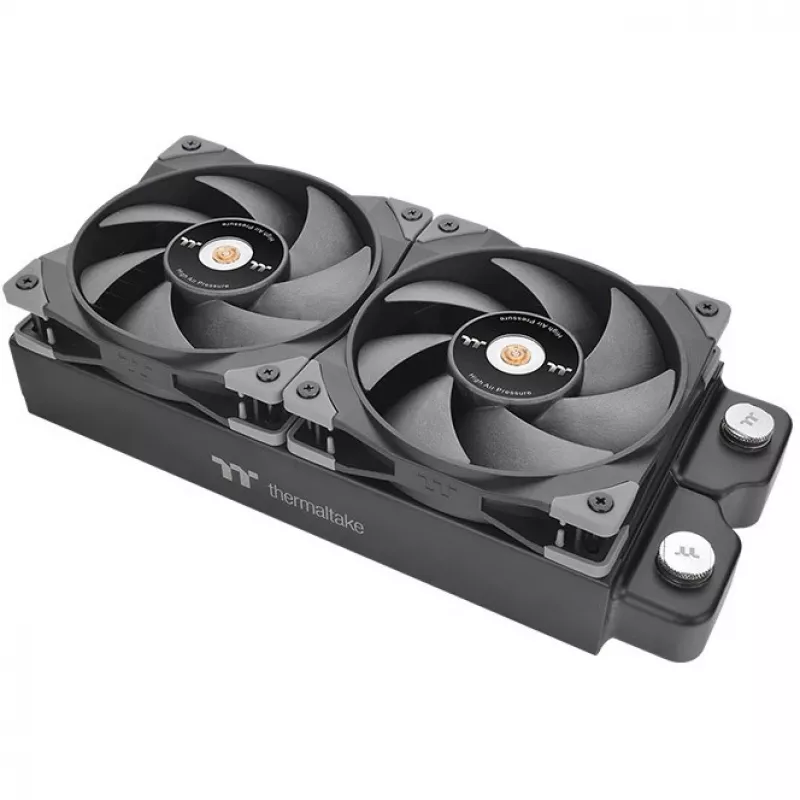 Thermaltake SWAFAN GT12 120 mm korpusventilaator – must