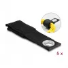DeLOCK tugev takjakinnitusega rihm L 260 x L 38 mm must 5 tk