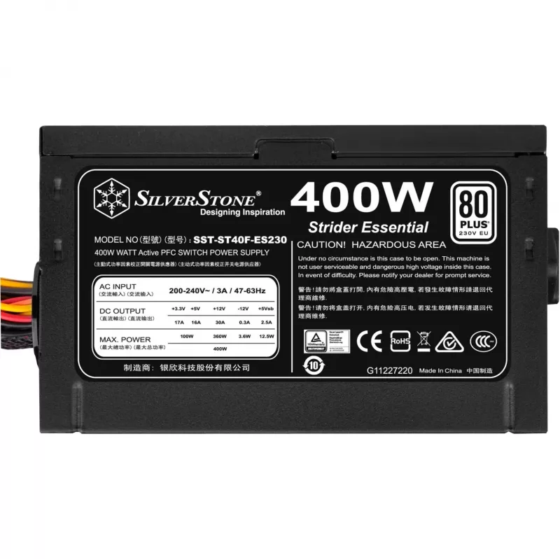 Toiteplokk Silverstone ST40F-ES230 400 W