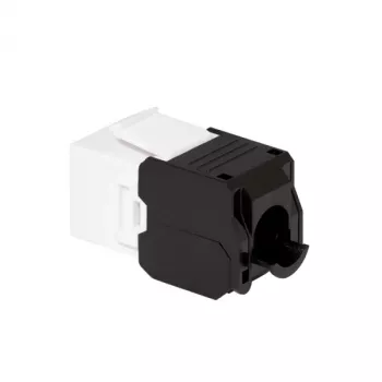 LogiLink NK4066 Keystone'i moodul, lame, must ja valge, RJ-45