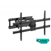 Wall mount ONKRON M10-B for 42–120 inch TVs, Must — tilt -13° to 9°, 90–600 mm extension, up to 100 kg, VESA 200×100–1000×600