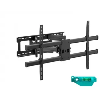 Wall mount ONKRON M10-B for 42–120 inch TVs, Must — tilt -13° to 9°, 90–600 mm extension, up to 100 kg, VESA 200×100–1000×600