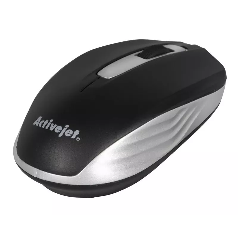 Juhtmeta hiir ActiveJet AMY-313, RF nano vastuvõtja, optiline 1200 DPI, mõlemakäeline, 3 nuppu, AA patarei