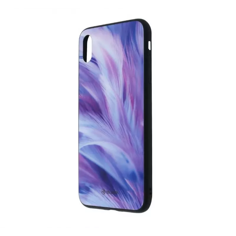 Telefonikate Tellur Cover Glass Print iPhone XS Max jaoks — prinditud klaasist tagakaitse