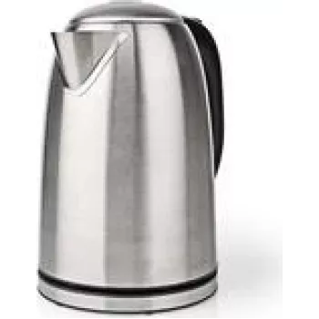 Nedis KAWK350EAL - 1,7 l - 2200 W - Must - Hõbedane - Roostevaba teras - Veetaseme indikaator - Filtreerimine (KAWK350EAL)